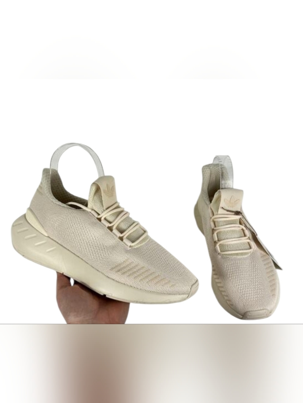 Adidas Swift Run 22 Sneaker Women's 8 Wonder White Mesh Running Shoes GW6883